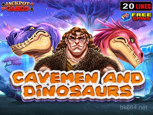 bk66 Cavemen and Dinosaurs
